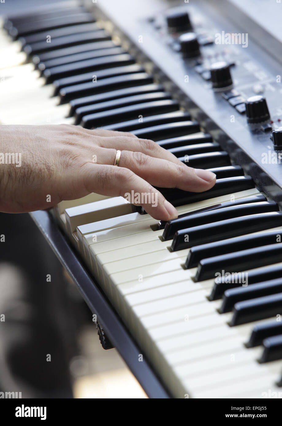 E-piano Stockfoto