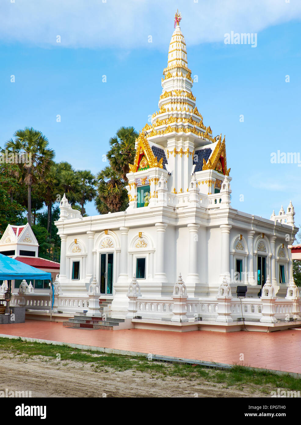 Buddhistische Tempel in Nai Harn, Phuket Stockfoto