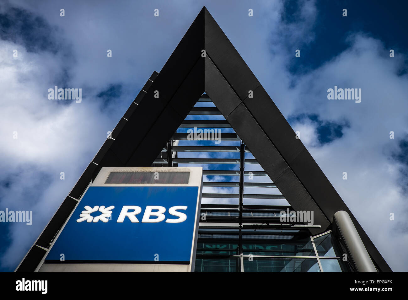 Royal Bank of Scotland Gebäude in der City of London Stockfoto