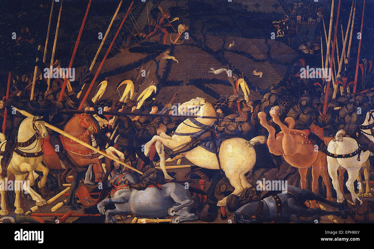 Paolo Uccello Schlacht von San Romano 2 Stockfoto