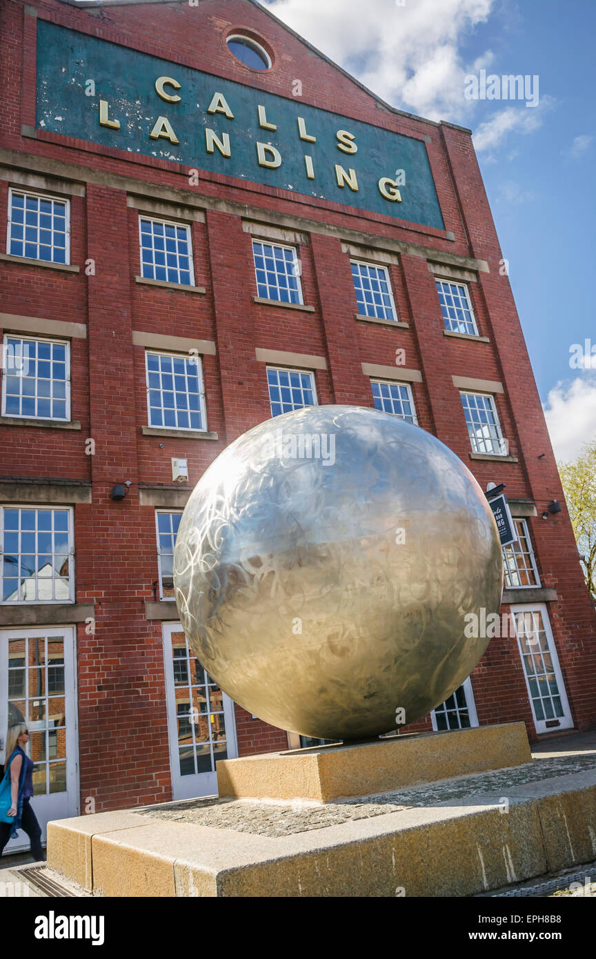 Den Globus, Leeds Anrufe landen, West Yorkshire Stockfoto