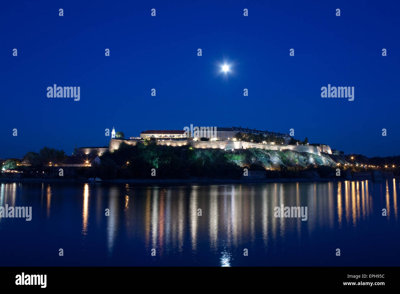 Petrovaradin Festung in Novi Sad Stockfoto