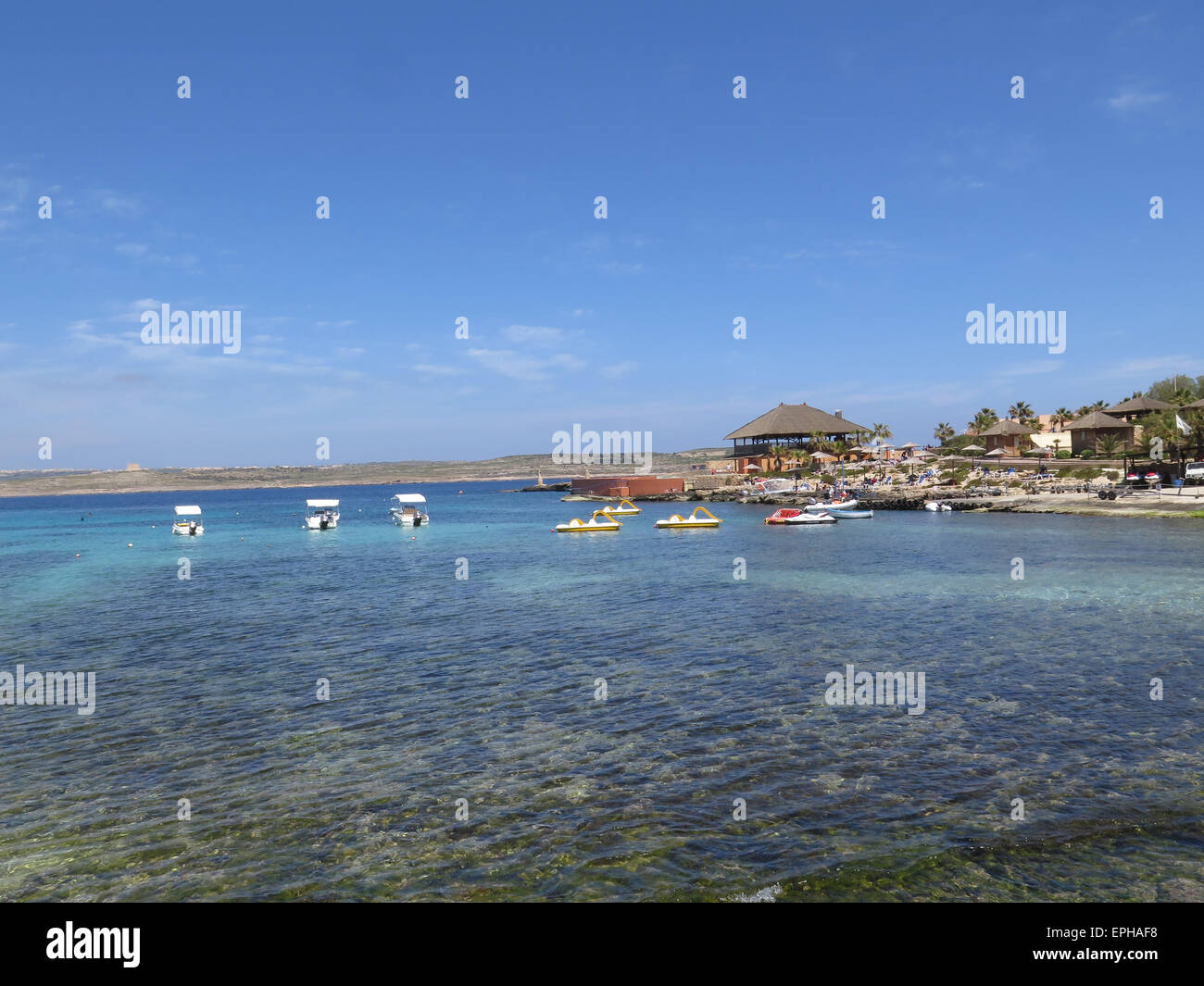 Ramla Bay Hotel & Resort, Malta Stockfoto