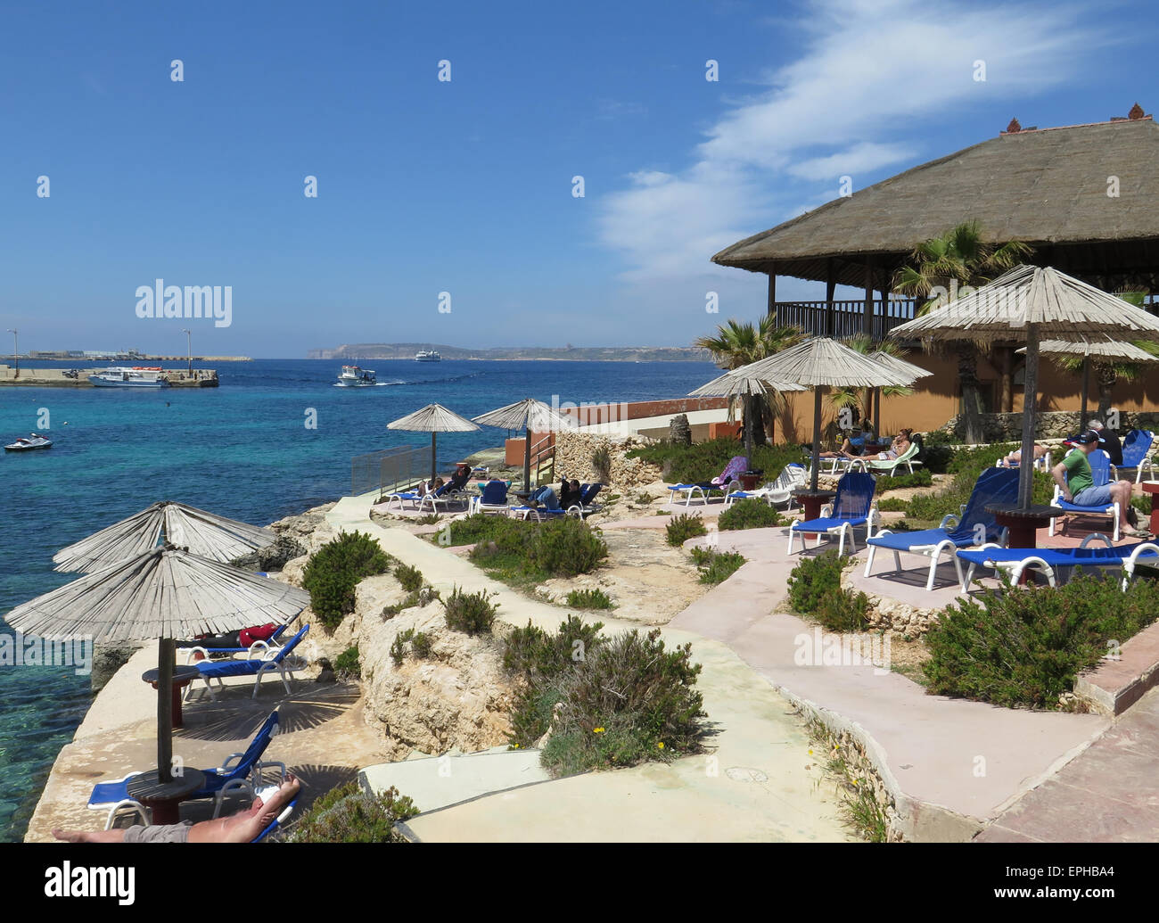 Ramla Bay Hotel & Resort, Malta Stockfoto