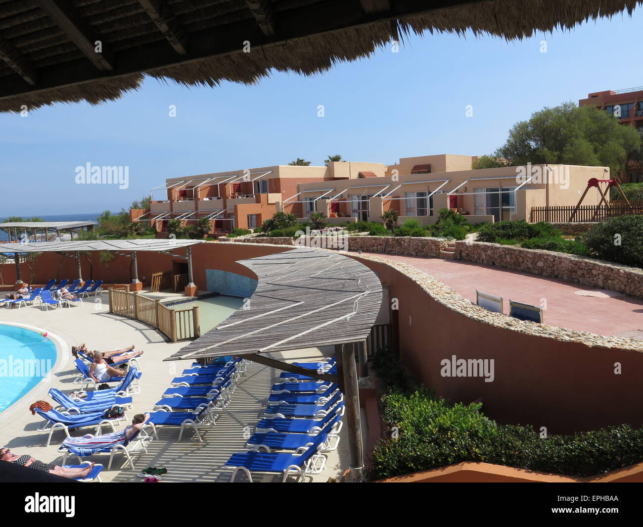 Ramla Bay Hotel & Resort, Malta Stockfoto