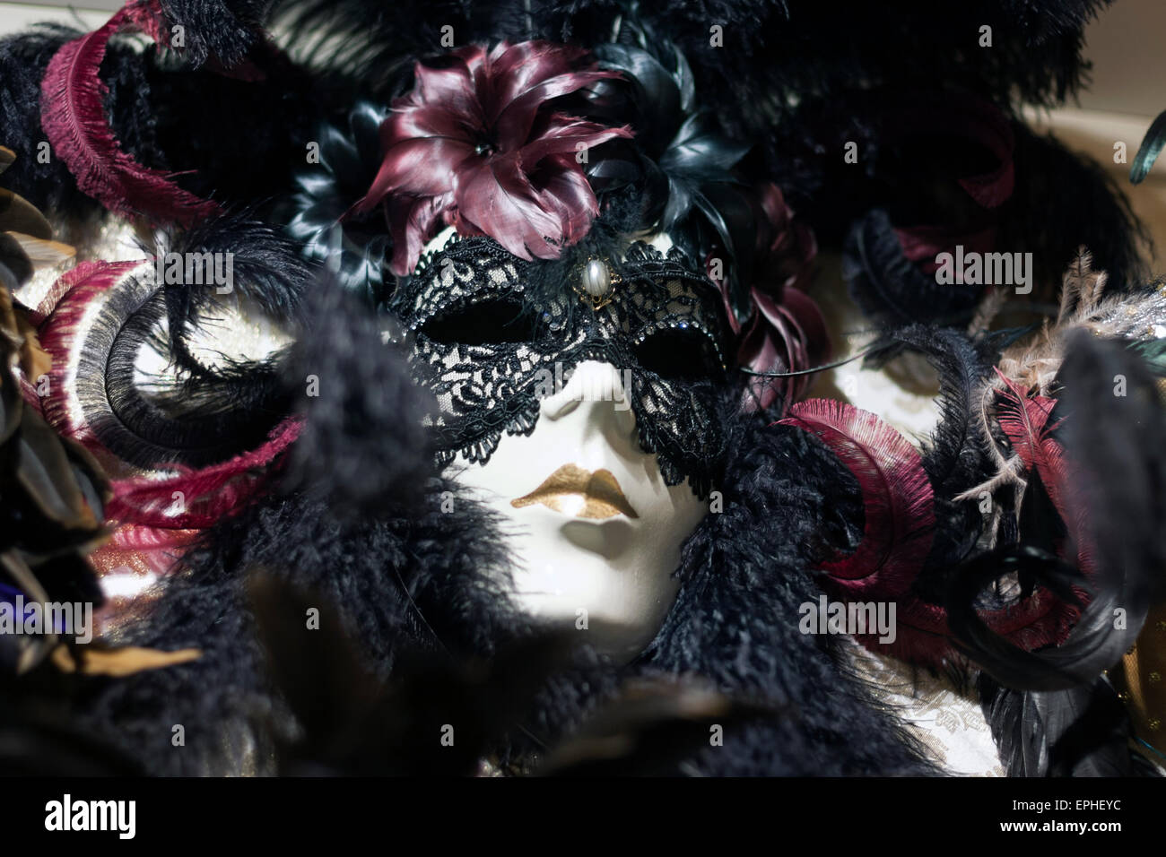 Karneval in Venedig Maske in einem Venedig-shop Stockfoto