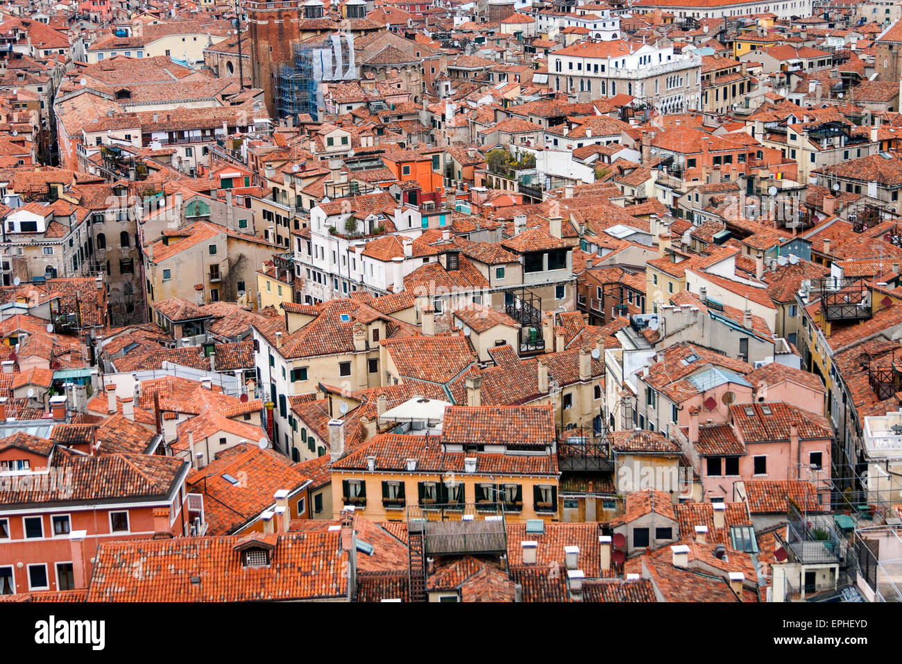 Luftaufnahme über Venedig, Italien Stockfoto