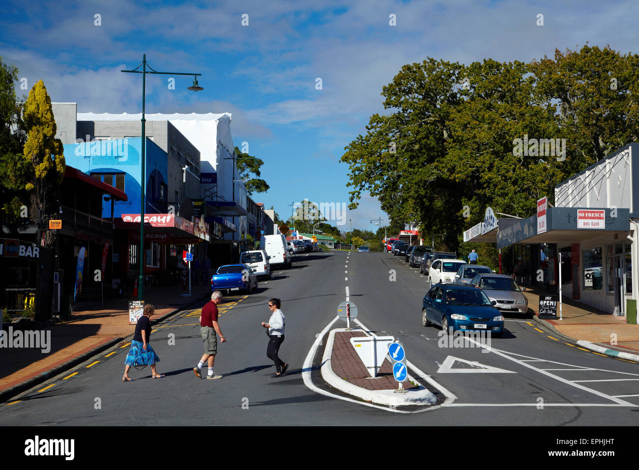 Neville Street, Warkworth, Region Auckland, Nordinsel, Neuseeland Stockfoto