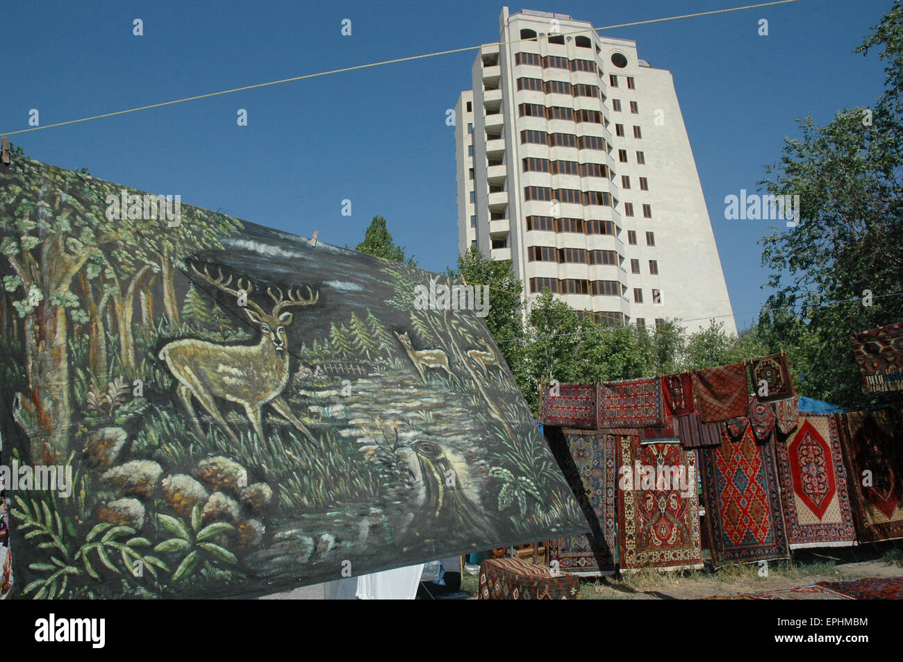 Yerevan, Armenien: Vernissage Markt Stockfoto