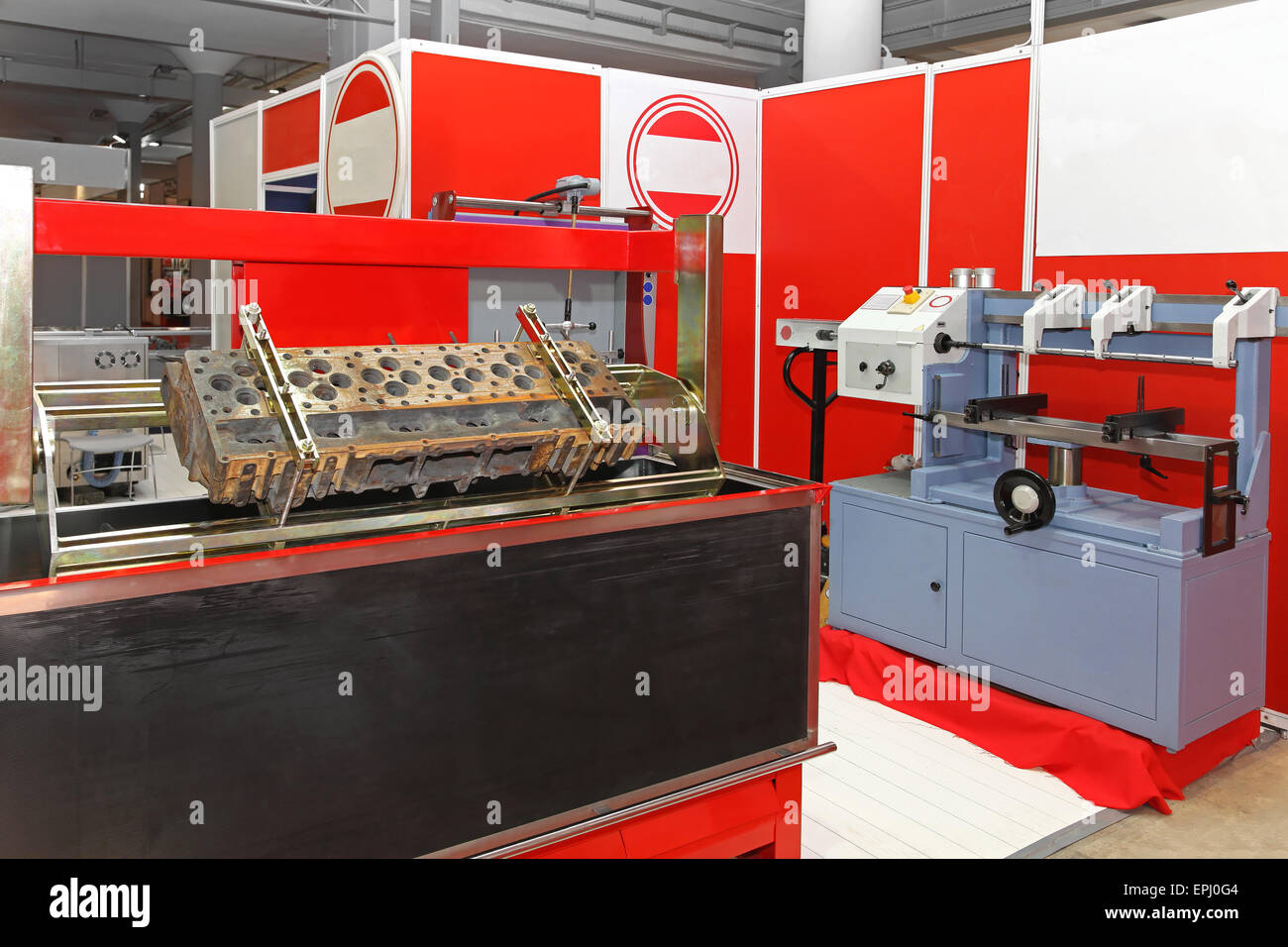 Motorservice Stockfoto