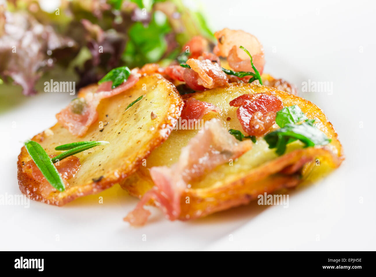 gebratene Kartoffeln Stockfoto