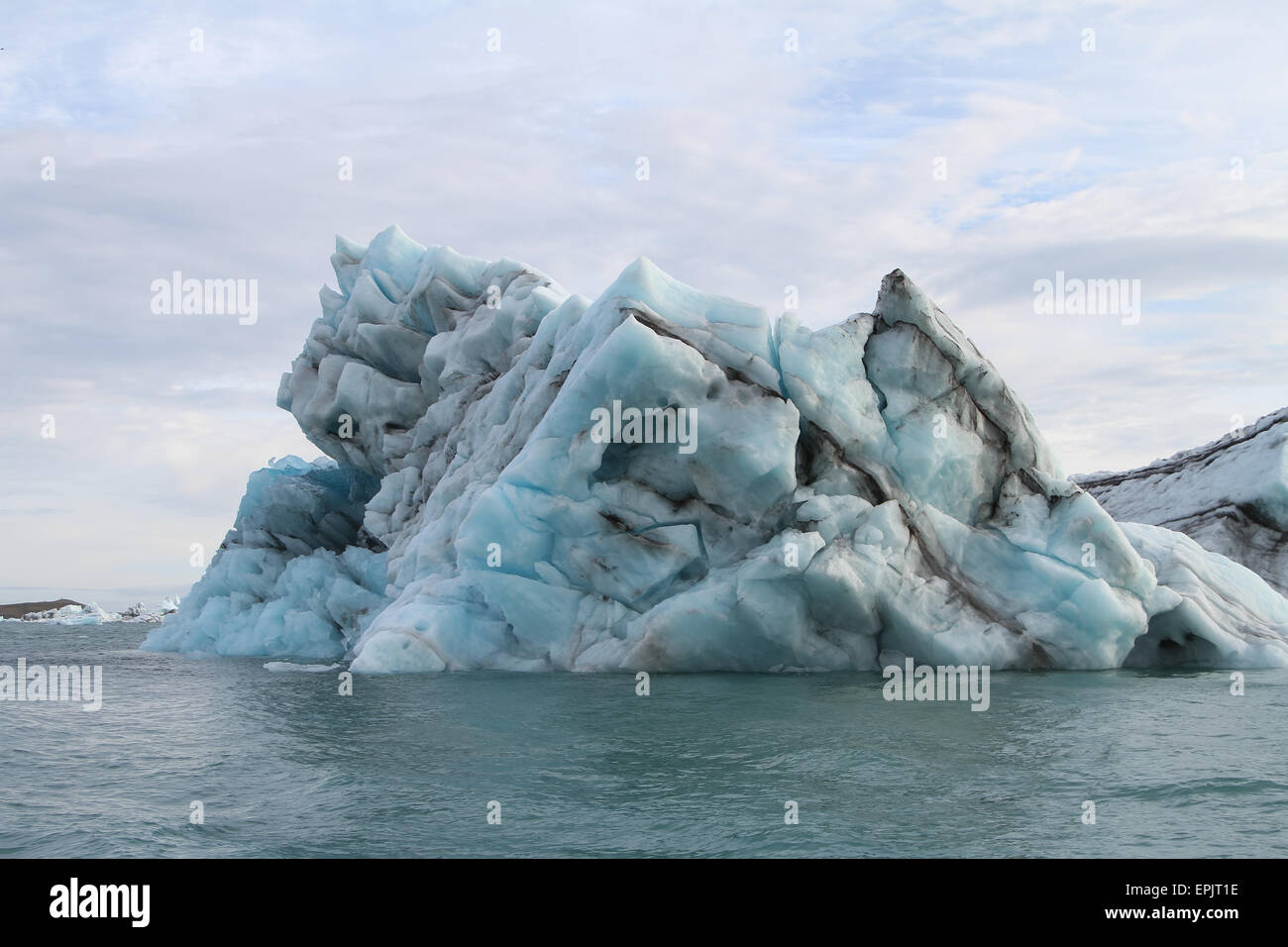 Eisberg in Island Stockfoto