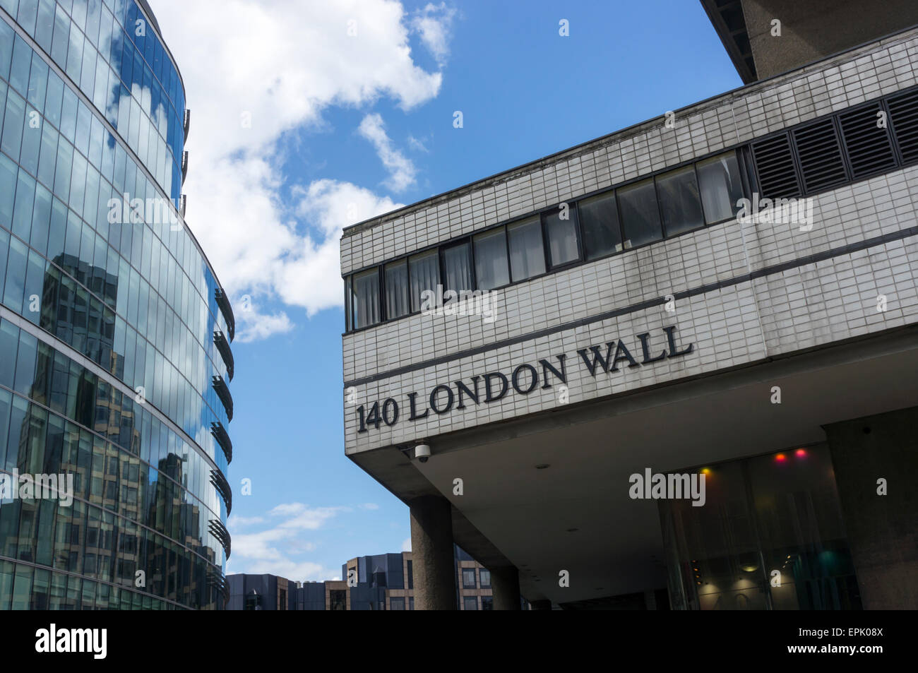 Bürogebäude in der City of London. Stockfoto