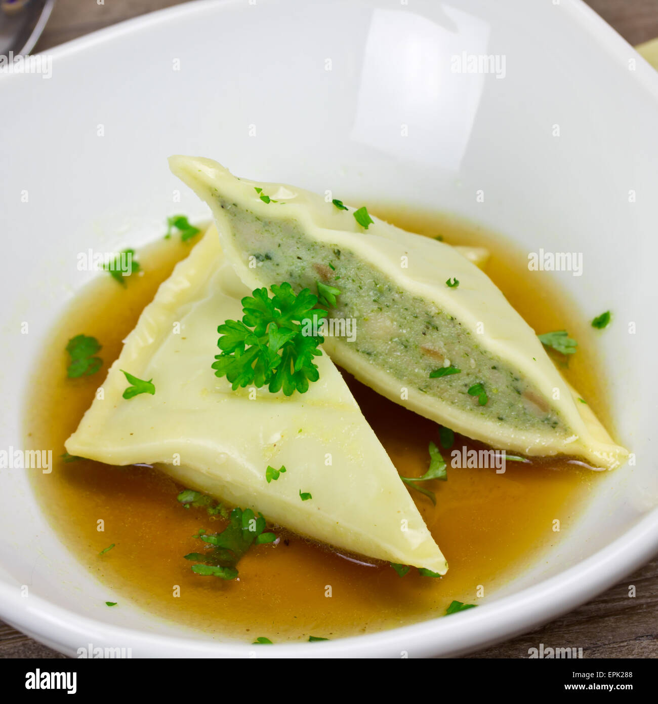 Ravioli Stockfoto