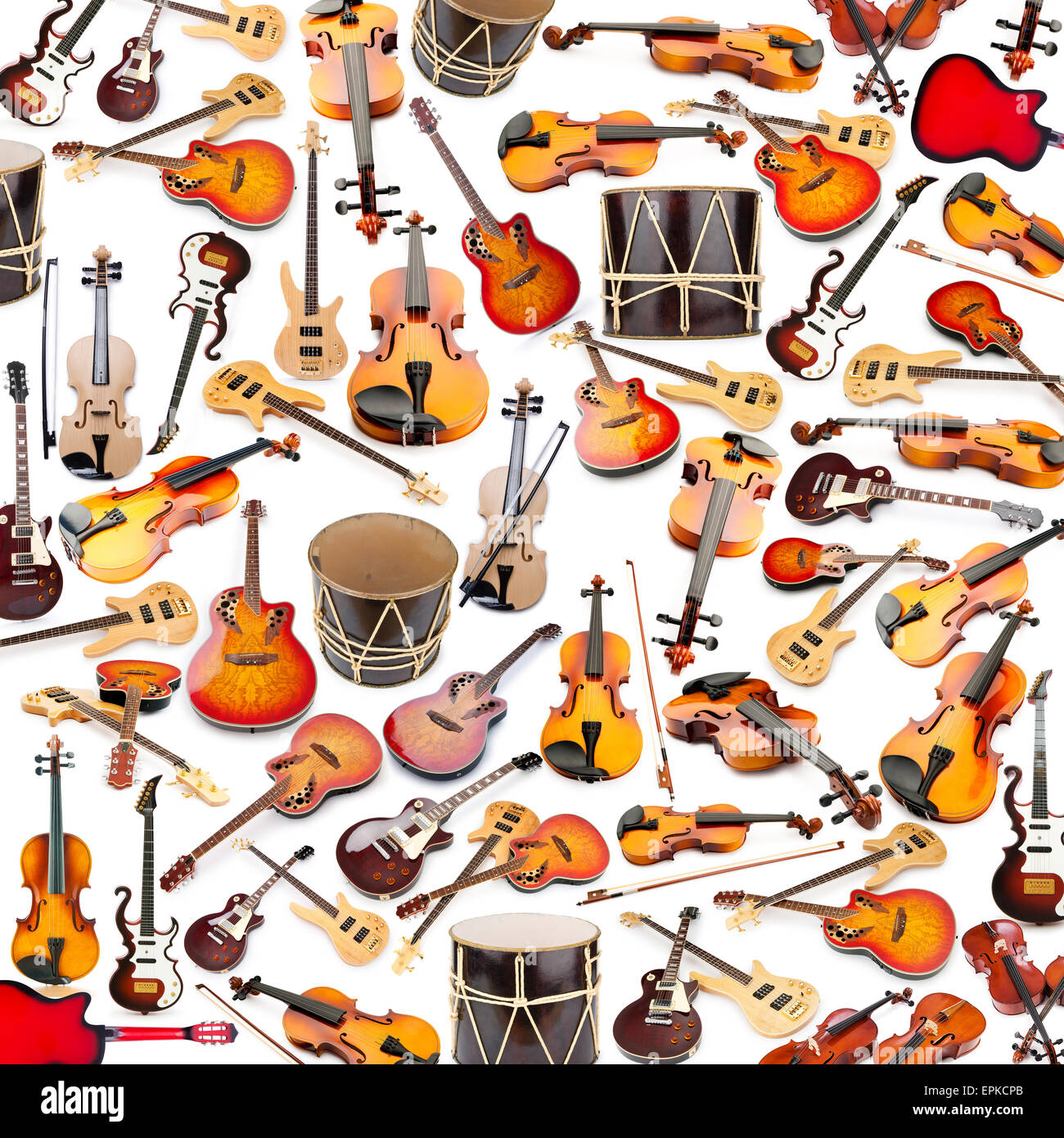 Electric Violin Isolated Stockfotos & Electric Violin Isolated Bilder