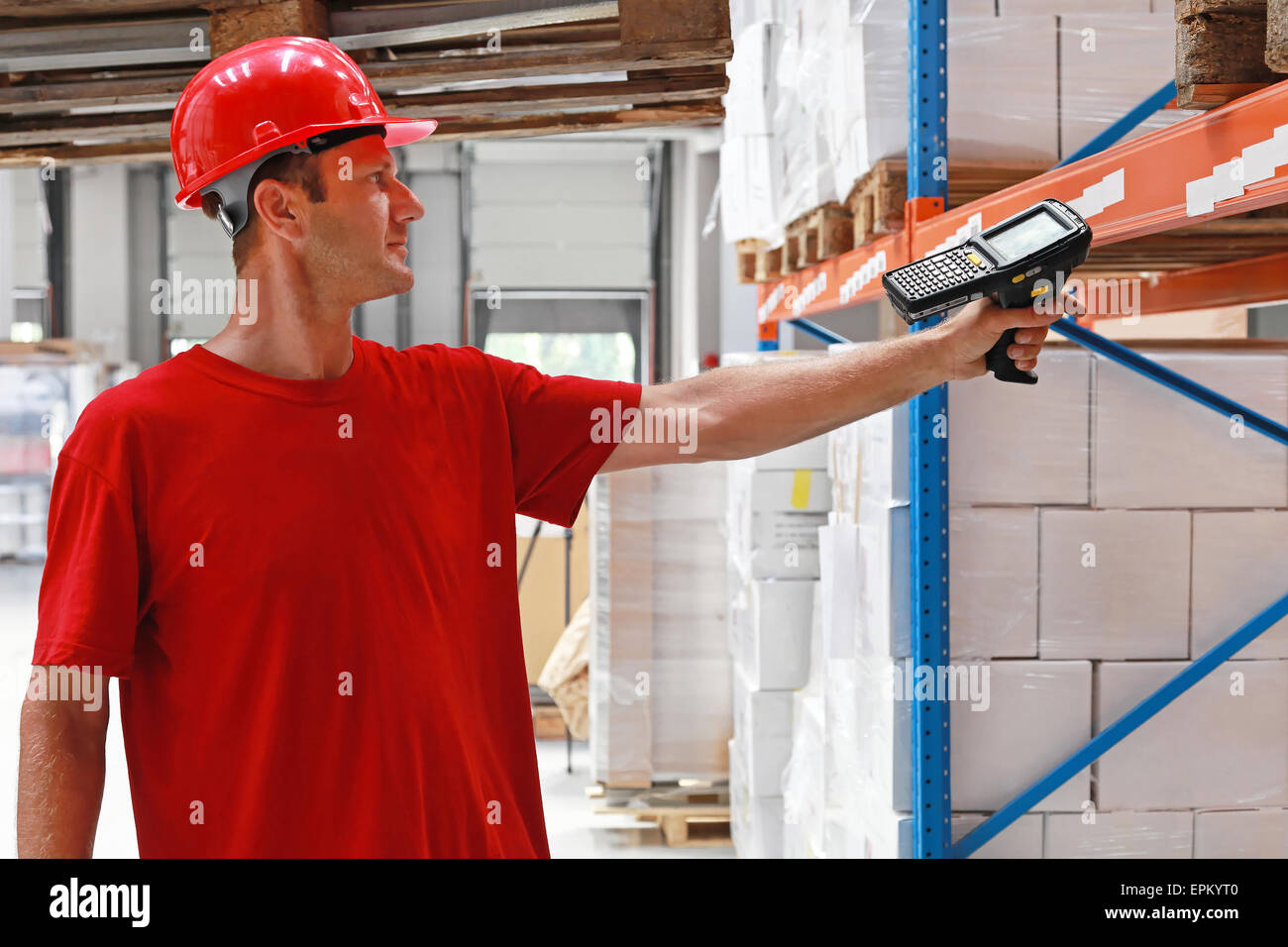 Barcode-Leser Stockfoto