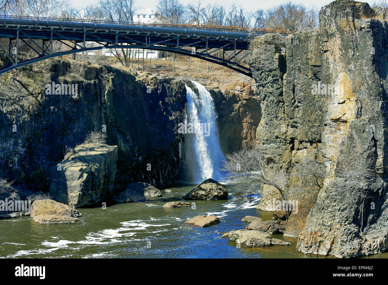 Great Falls Park Paterson New Jersey Stockfoto