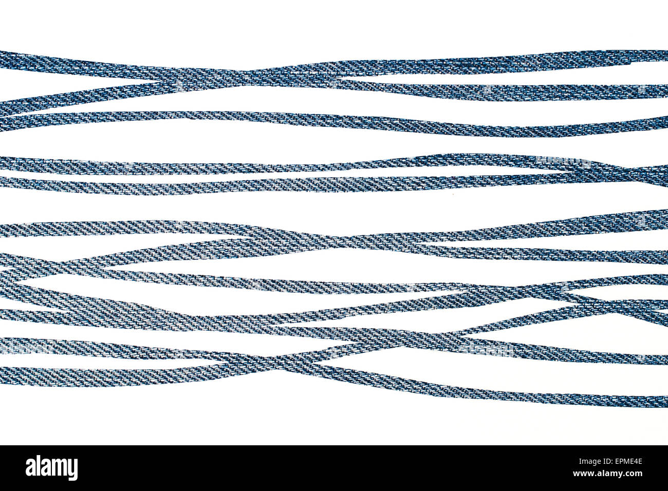 Zebrastreifen auf Jeans Textur - Grafik Hintergrund Stockfoto
