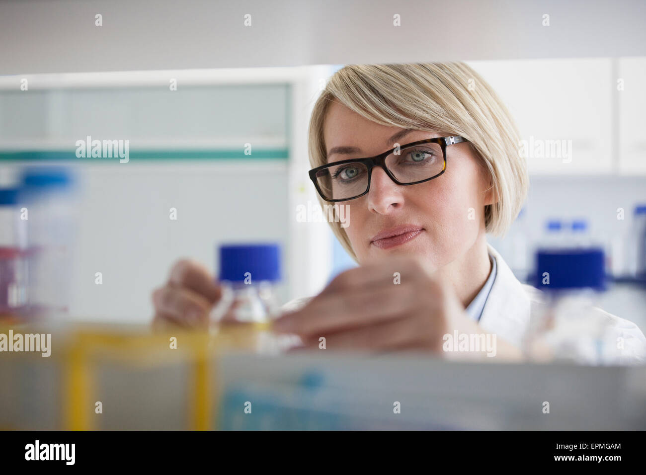 Wissenschaftler im Labor Stockfoto