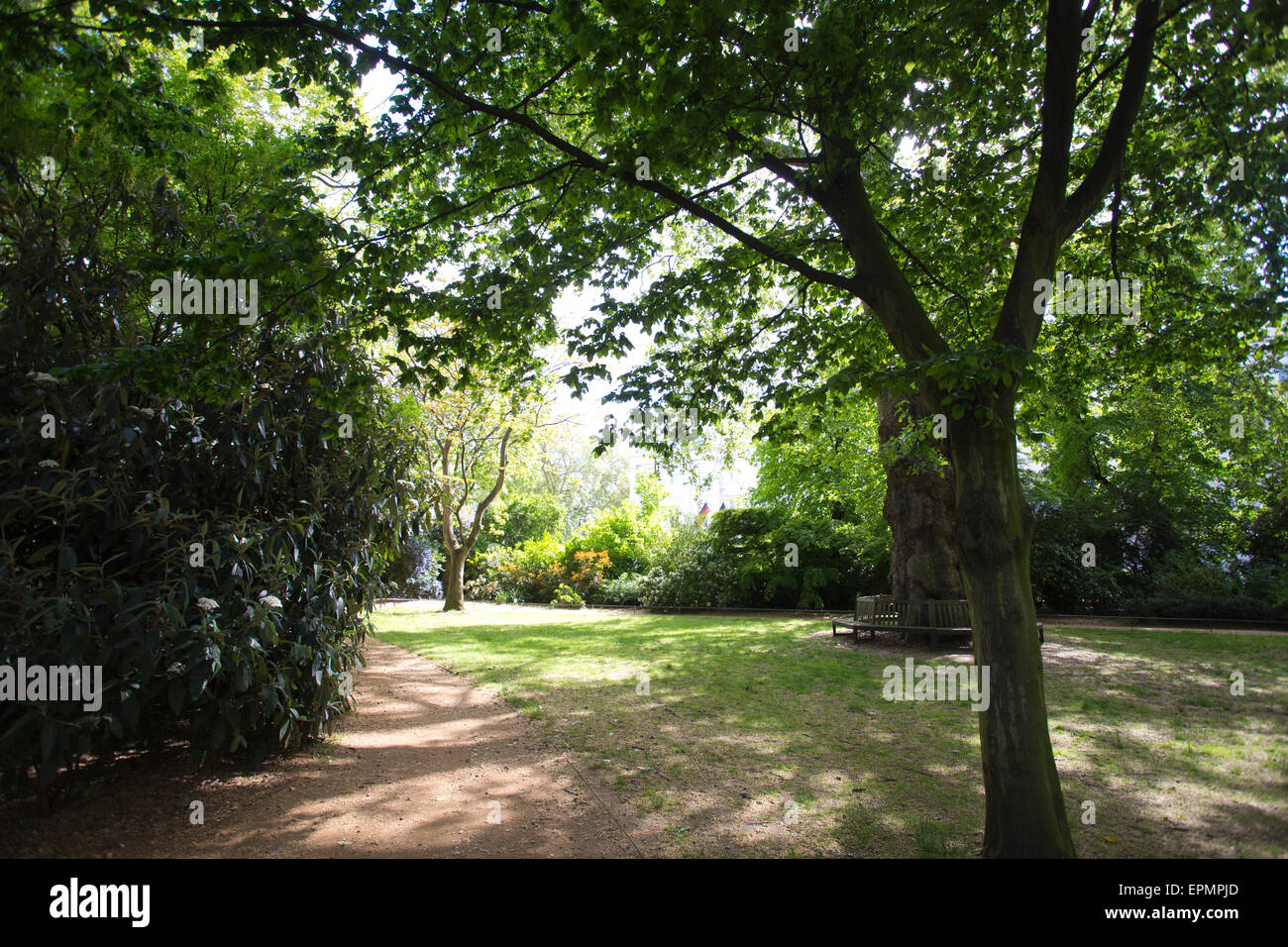 Belgrave Square Garden, Grosvenor Estate, Belgravia, London, England, UK Stockfoto