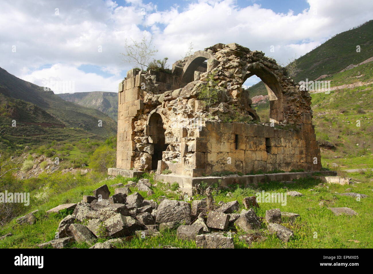 alte Ruine in Armenien, Amon Sul Stockfoto