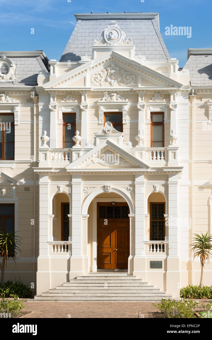 Fakultät für Theologie (Universität von Stellenbosch) Gebäude, Stellenbosch, Westkap, Südafrika Stockfoto