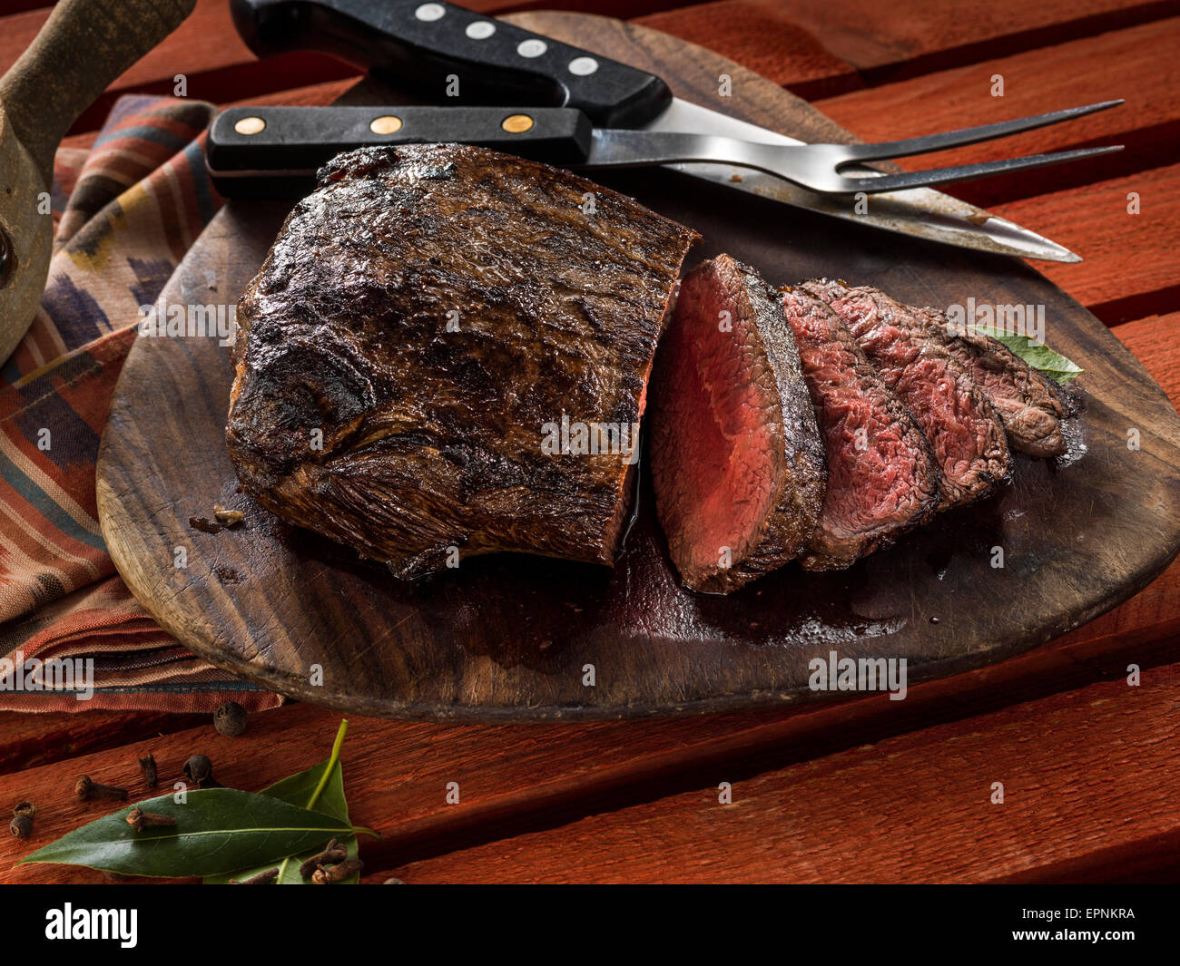 Karibik-steak Stockfoto