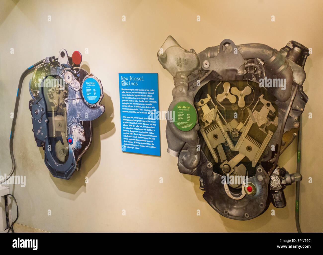 New York City Transit Museum in der Innenstadt von Brooklyn NYC Stockfoto