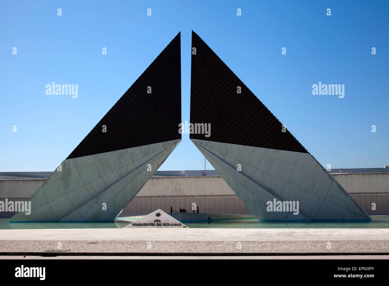 Monumento Nacional Aos Combatentes tun Ultramar in Belem in Lissabon - Portugal Stockfoto