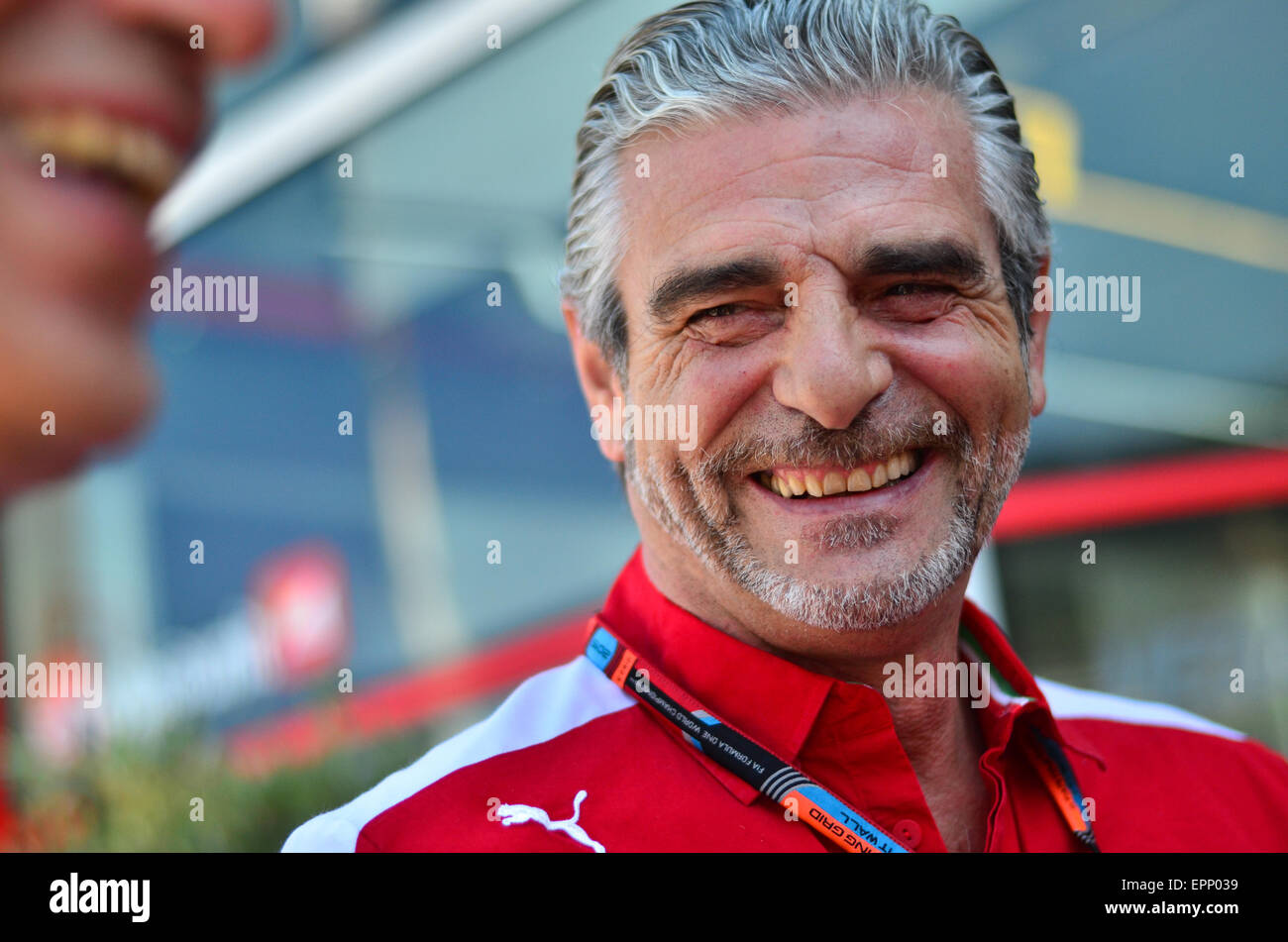 Monte Carlo, Monaco, 20. Mai 2015. Maurizio Arrivabene, Teamchef des Ferrari F1 Team. Medientag der Formel 1 Grand Prix von Monaco, Monte Carlo. Bildnachweis: Kevin Bennett/Alamy Live-Nachrichten Stockfoto