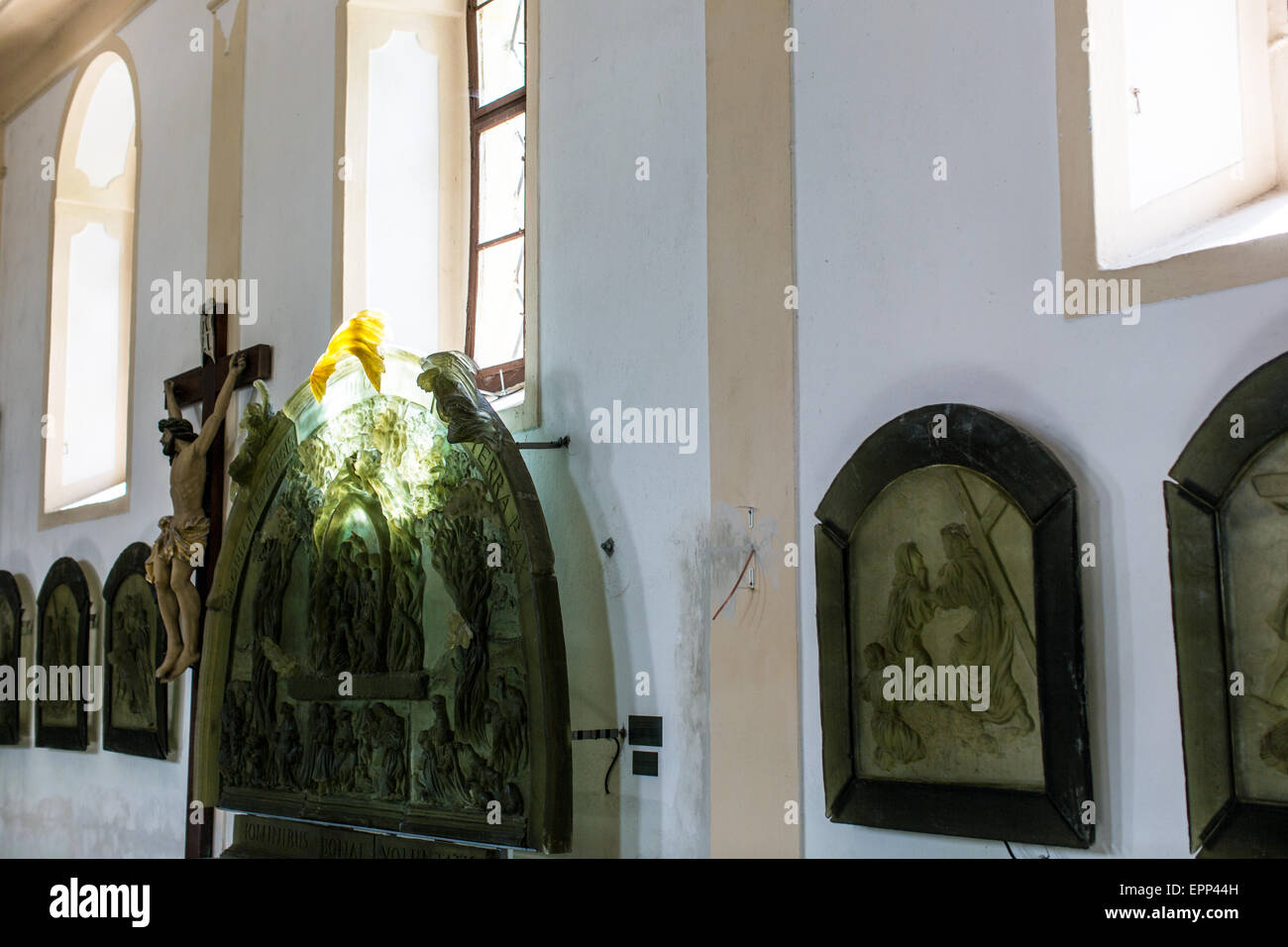 Glas-Altar Stockfoto