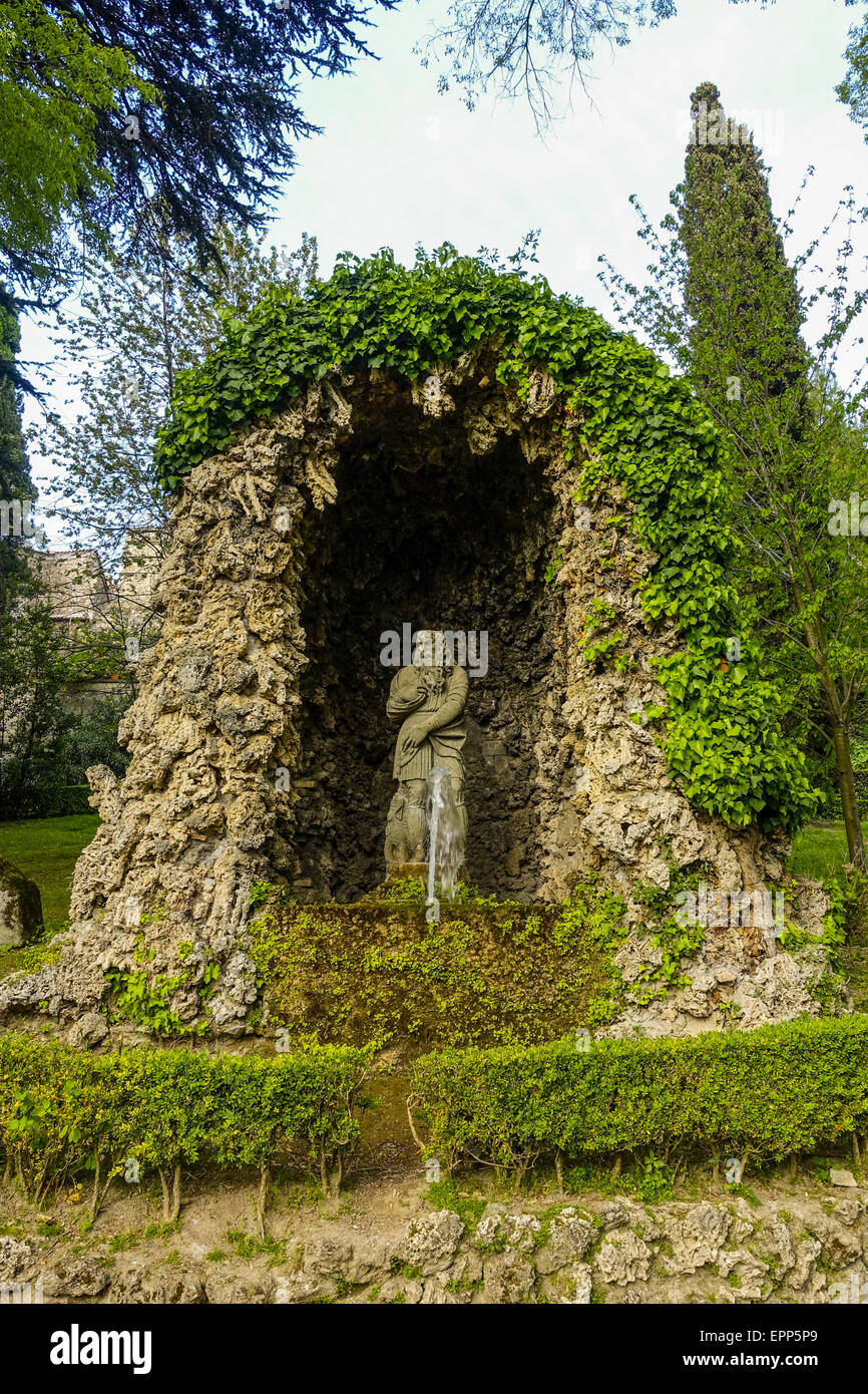 Villa d Este, Tivoli, Latium, Italien, UNESCO-Weltkulturerbe Stockfoto