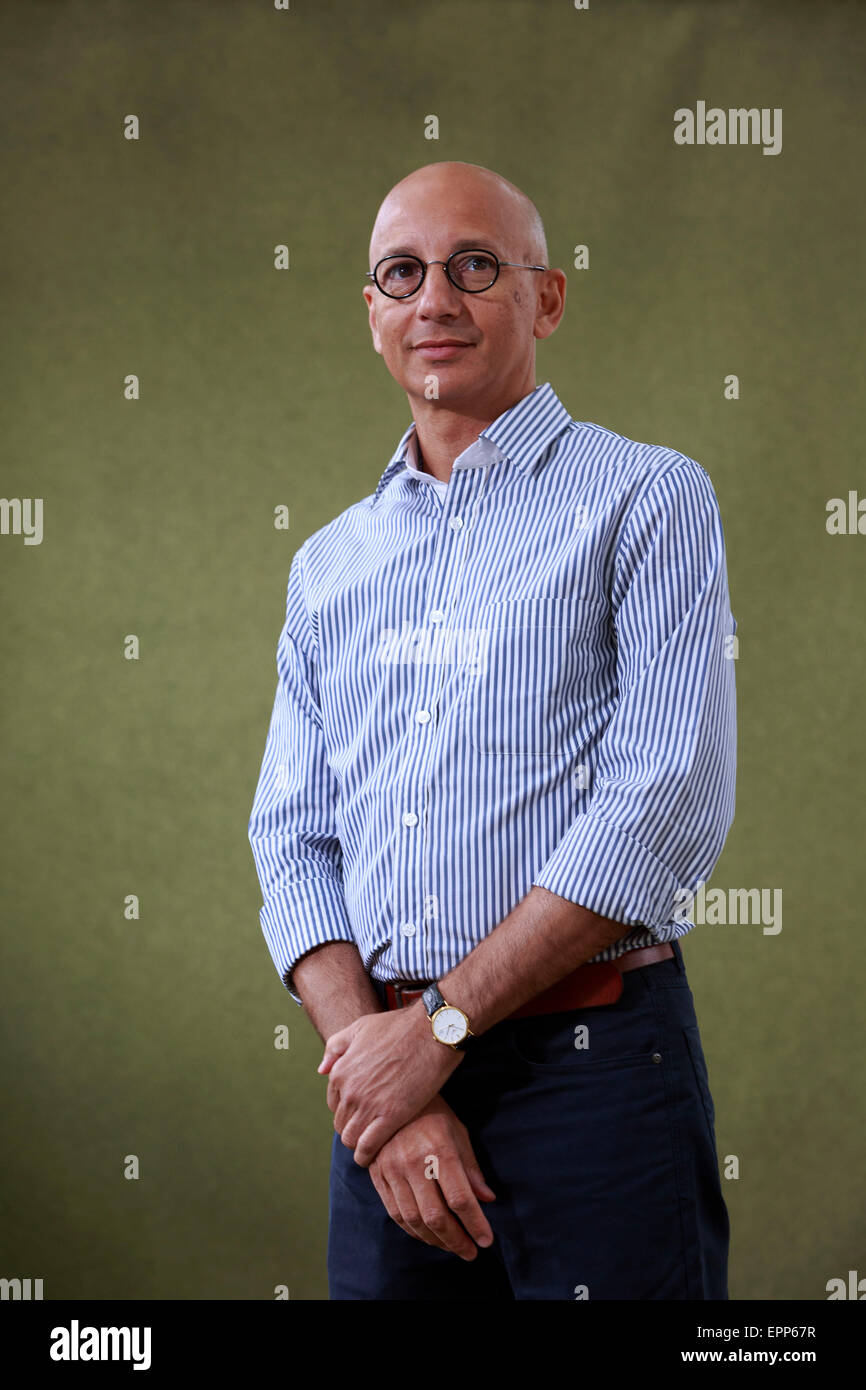 Fotos von Khaled Fahmy Edinburgh International Book Festival 2014 in Charlotte Square Gardens. Edinburgh. Pako Mera 13/08/201 Stockfoto