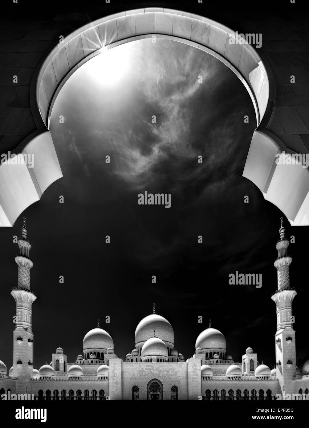 Weißer Stern Stockfoto