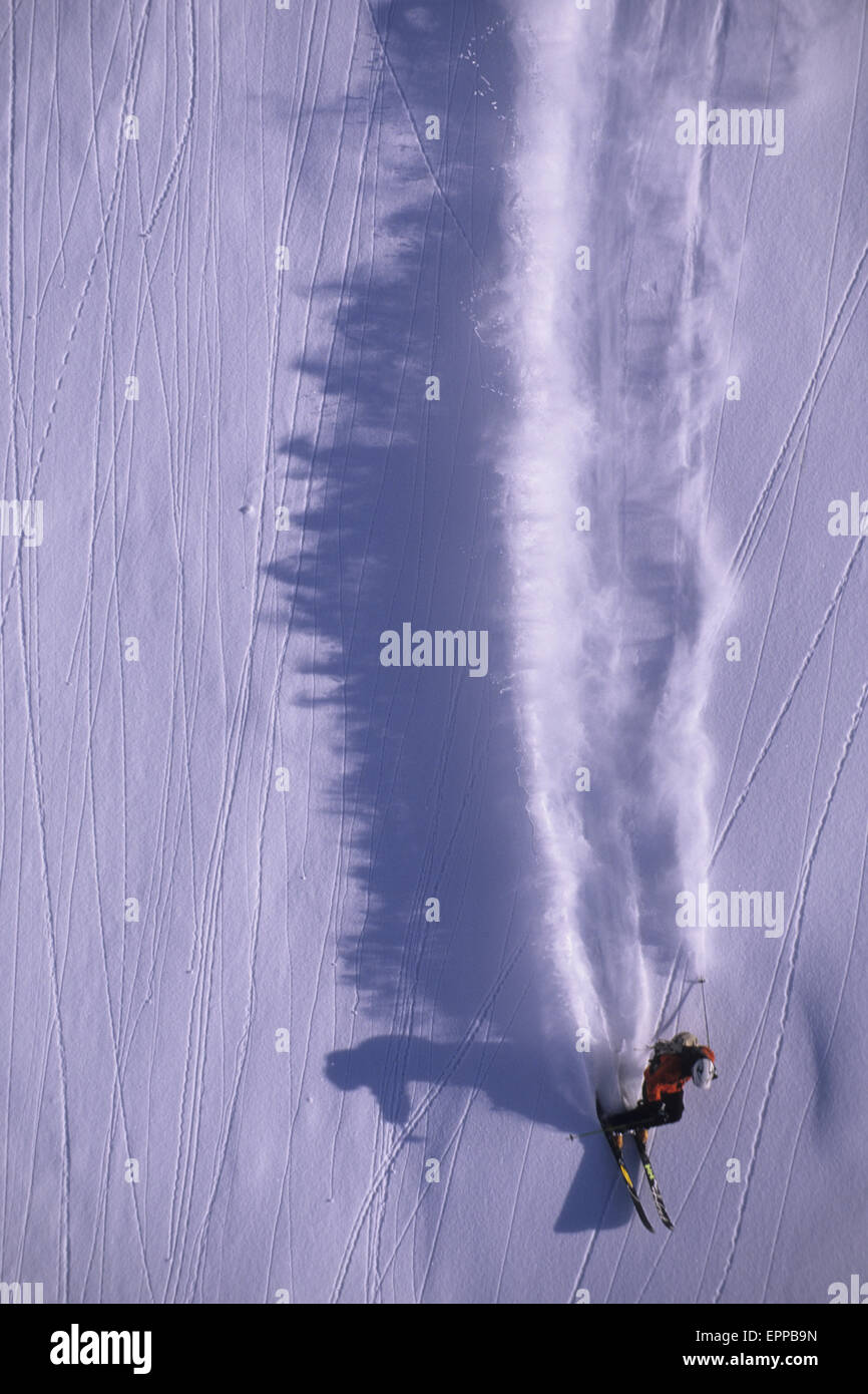 Mann-big-Mountain Ski in Terrasse, British Columbia Kanada Stockfoto