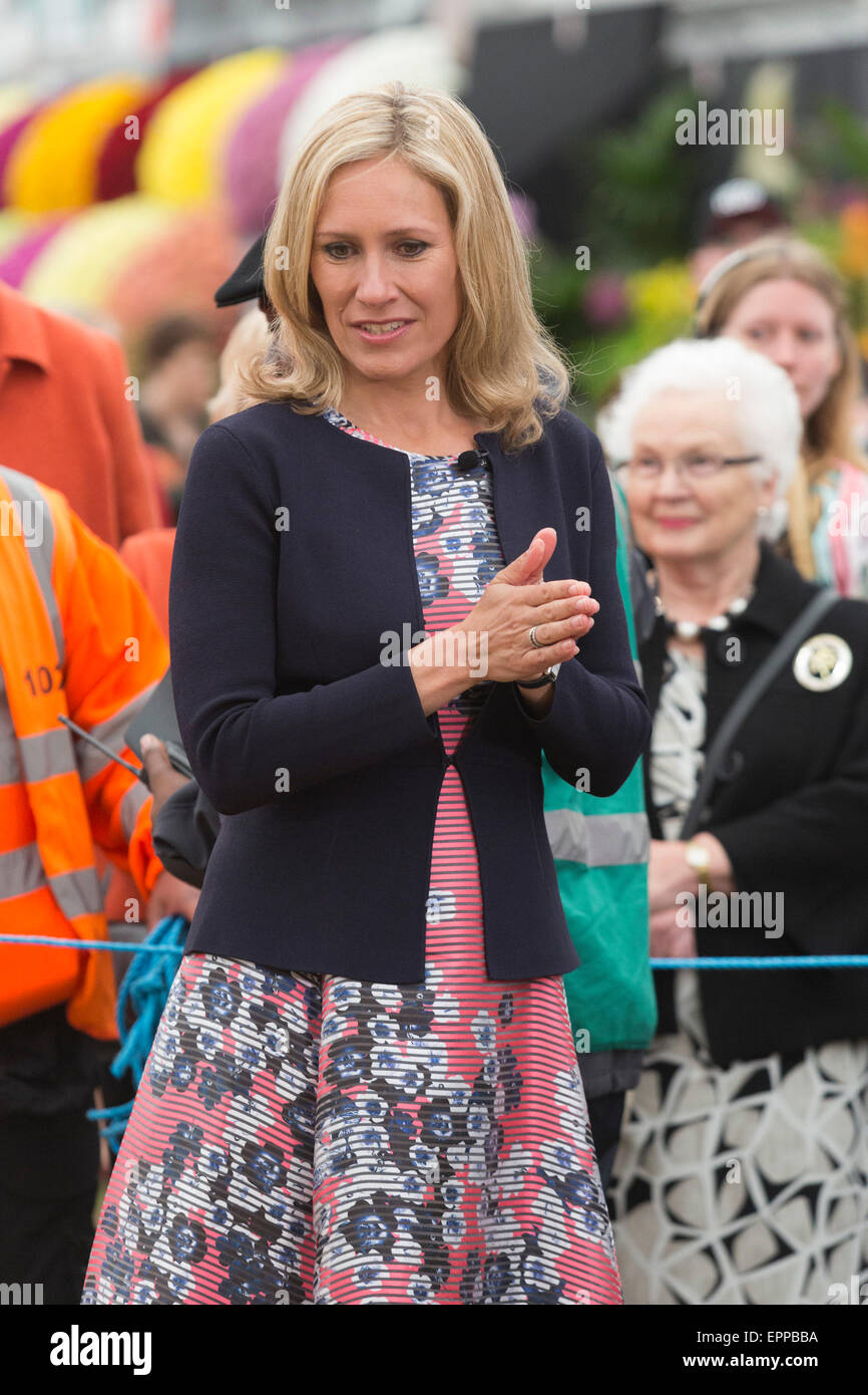 RHS Chelsea Flower Show, BBC-Moderator Sophie Raworth Stockfoto