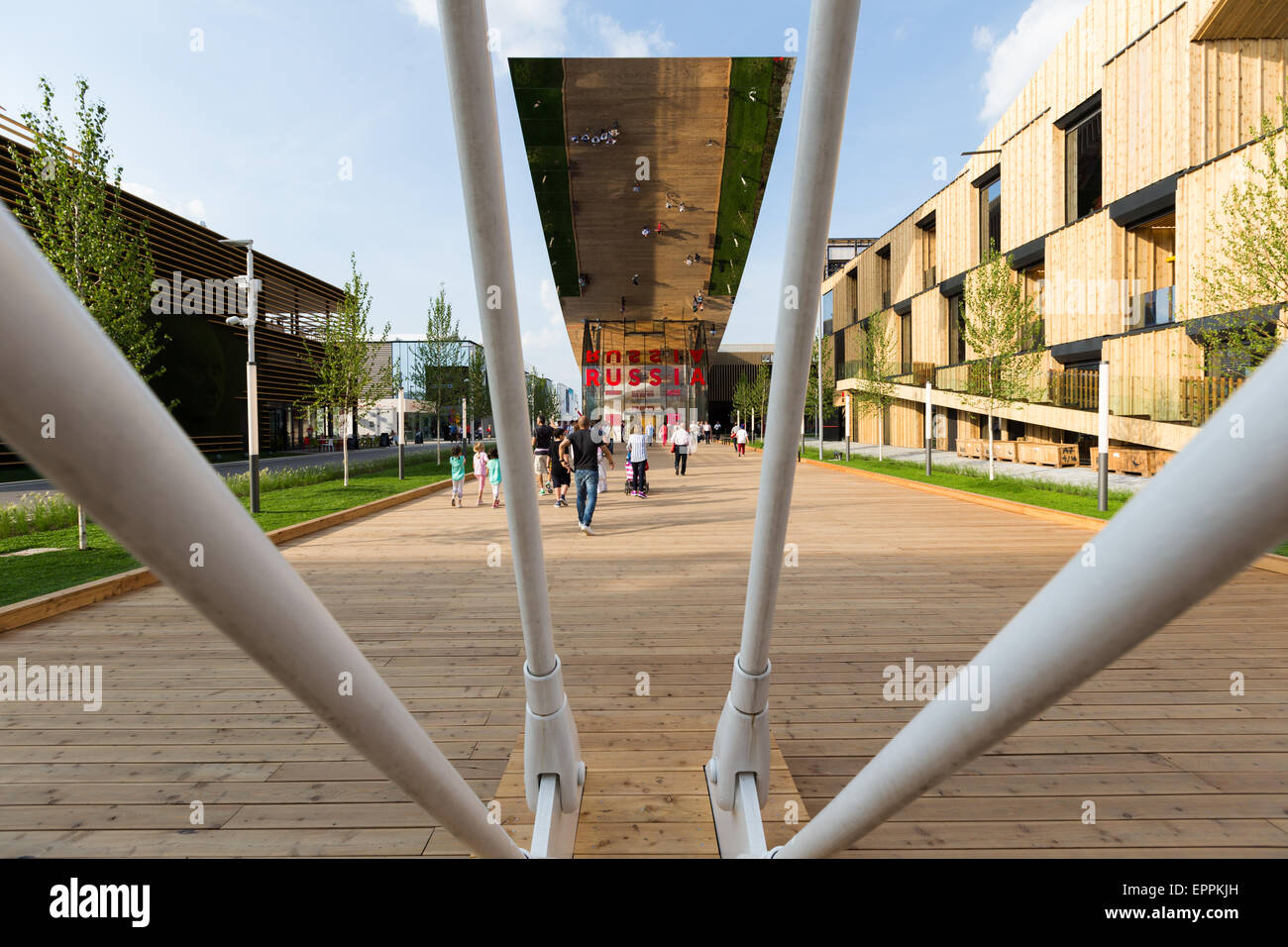 Russland-Pavillon, Expo 2015 in Mailand Stockfoto