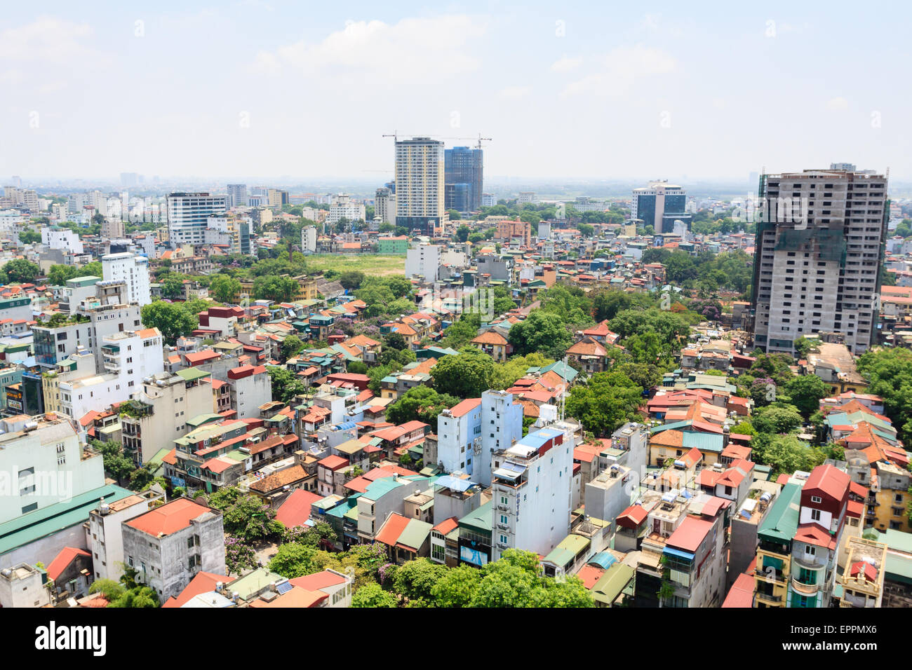 Hanoi Stadtbild am Nachmittag Stockfoto