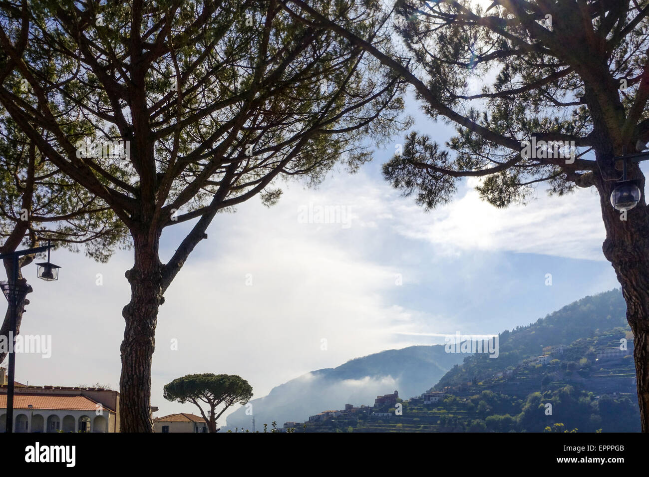 Ravello, Amalfitana, Italien Stockfoto