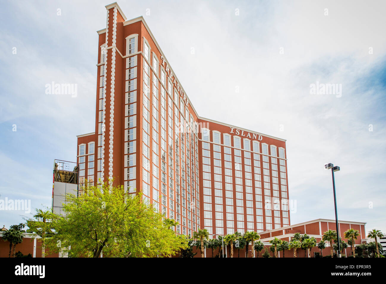 Treasure Island Hotel and Casino, Las Vegas, Nevada, USA das älteste Hotel noch am Strip in Betrieb Stockfoto