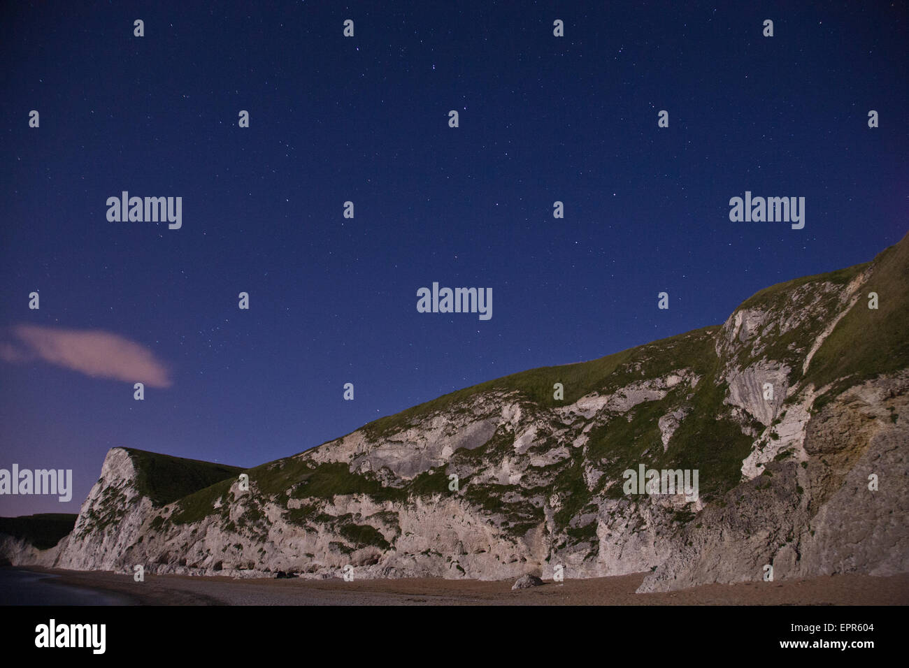 Sternbild Grosser Bar Ursa Major Mondlicht Licht Am Strand Von