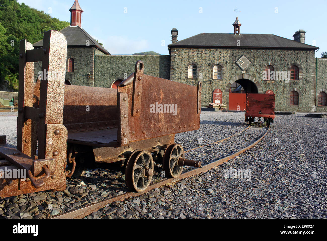 Schiefer Museum in Llanberis, Nordwales Stockfoto