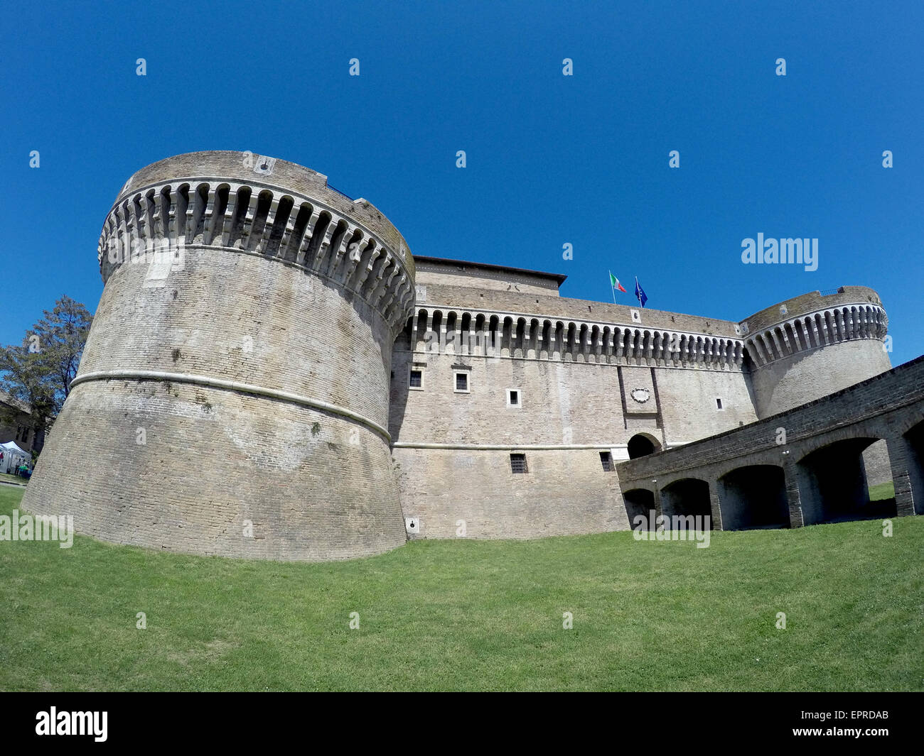 Senigallia, Ancona, Italien: die Rocca Roveresca, Schloss der Familie Della Rovere Stockfoto