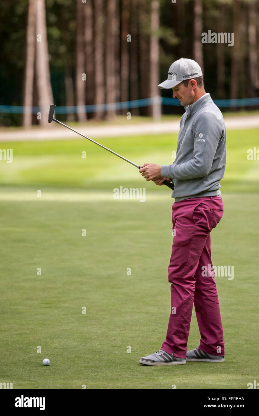 London, UK. 20. Mai 2015.  Justin Rose (England) bei der BMW PGA Championship 2015 pro-am im Wentworth Club, Surrey. Bildnachweis: Stephen Chung / Alamy Live News Stockfoto