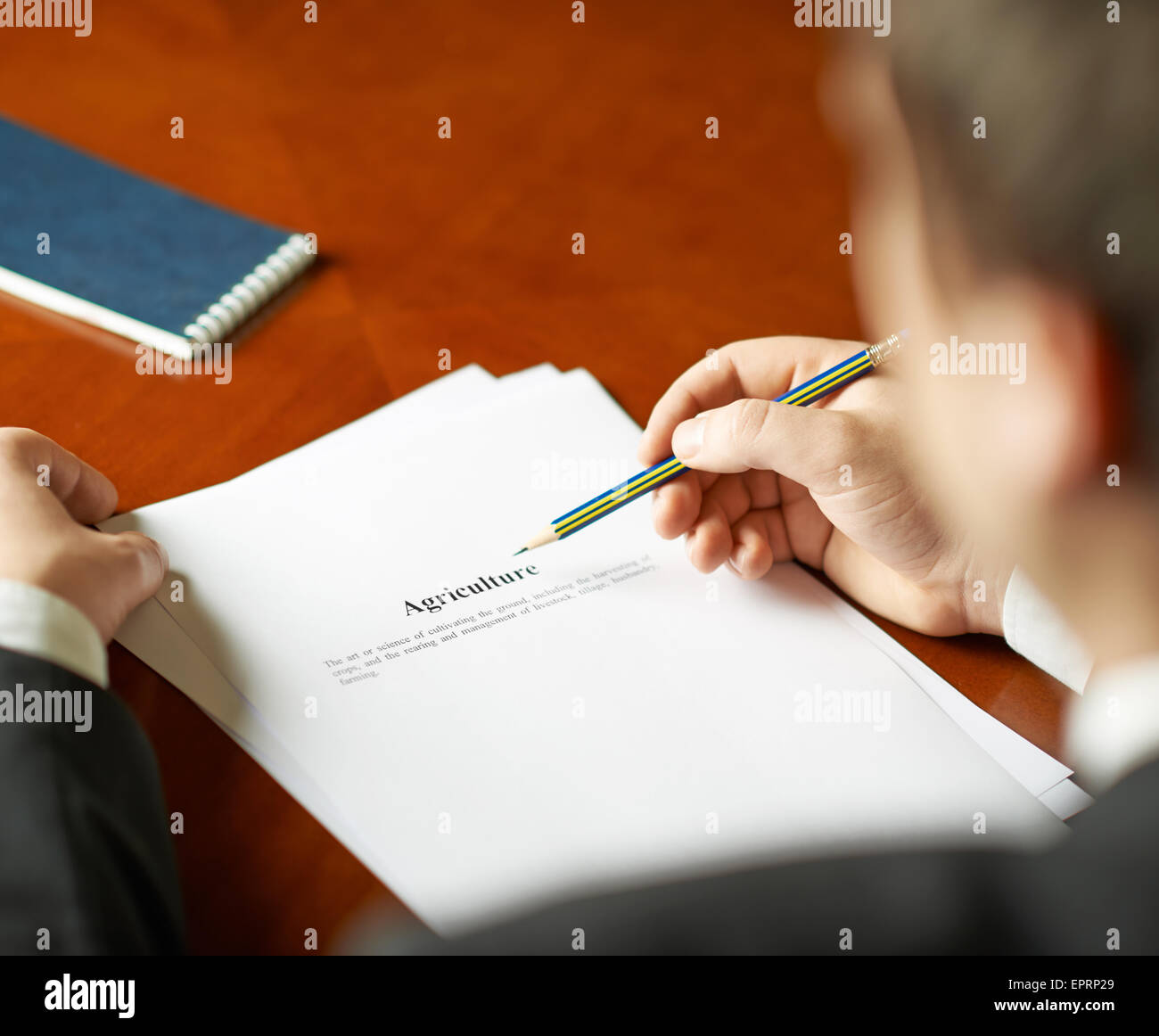 Landwirtschaft-Definition-Zusammensetzung Stockfoto