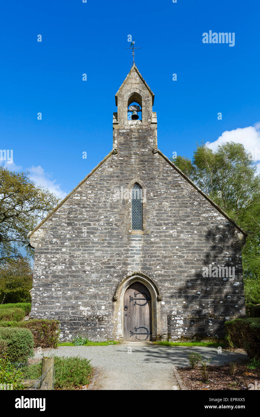 Teppich-Kapelle, in der Nähe von Corwen, Denbighshire, Wales, UK Stockfoto