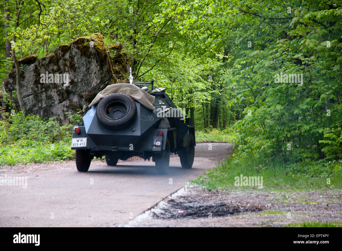 Gast-Bunker in der Wolfsschanze, Hitlers Wolf Lair Ostfront militärisches Hauptquartier, Ost-Polen Stockfoto