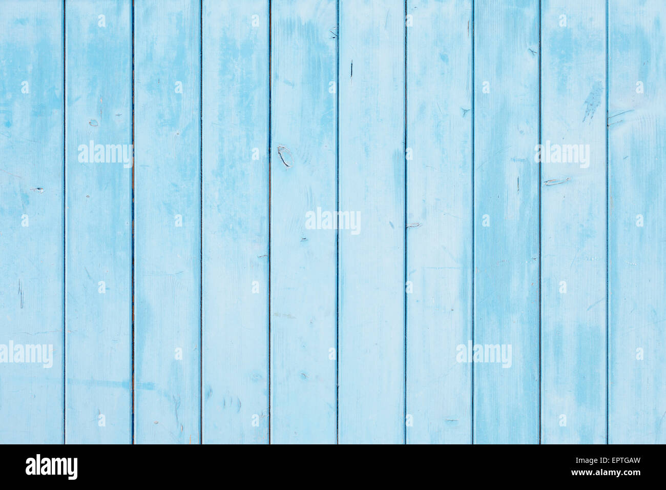 Nahaufnahme von blau bemalten Holzwand Andernos, Aquitaine, Frankreich Stockfoto