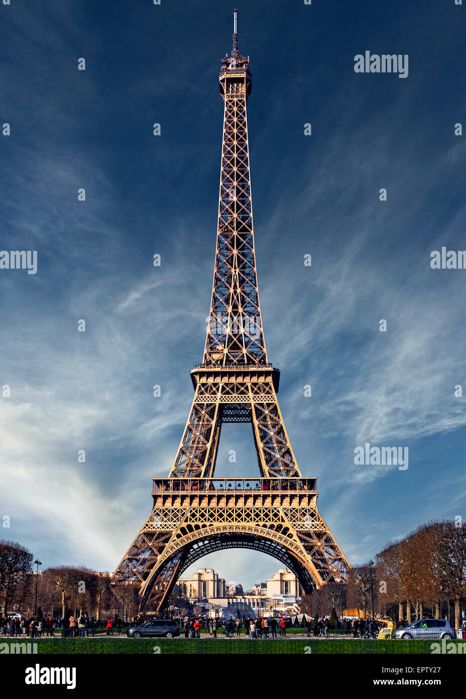 Eiffelturm das Symbol von Paris Stockfoto