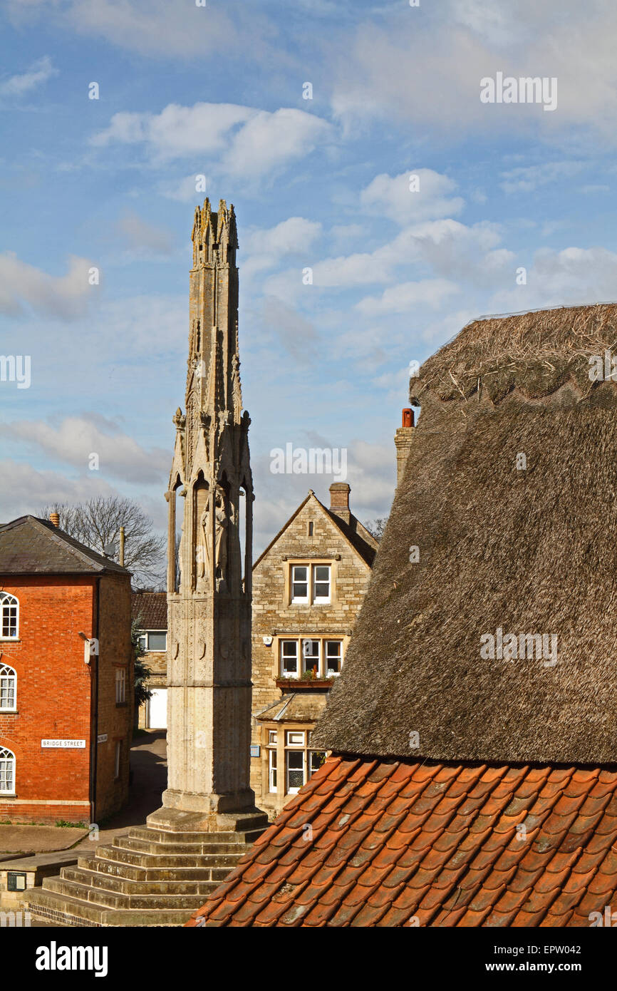 Eleanor Kreuz in Geddington Stockfoto